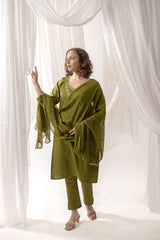  Straight Kurta Pant Set for women