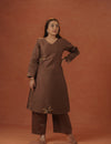 Cocoa cotton Co-ord set.
