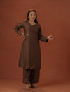 Cocoa cotton Co-ord set.