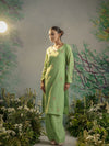 Arcadian Green Kurta Set.