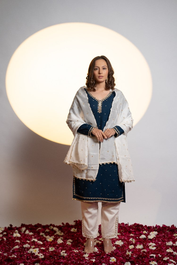 Elegant Zardosi Kurta Set