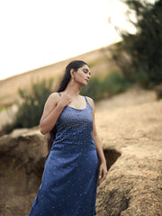 SPARKAL SAPPHIRE SEQUINS KURTA AND PALAZZO