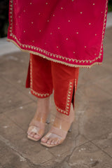 Zardozi hand work Kurta Pant Set for women online