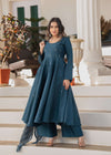 full sleeve anarkali kurta set for women
