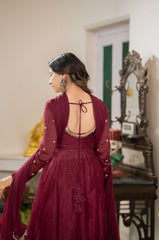 Backless Anarkali Set for women