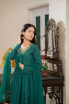  Hand embroidered Anarkali set