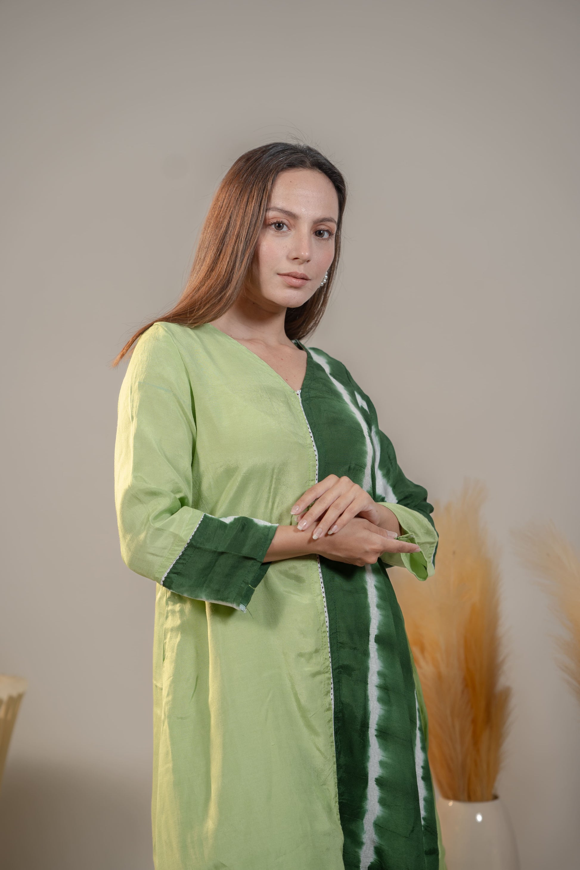 A-line Kurta and Pant Set