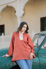 Orange Short Kurti