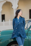 Buy Navy Blue Short Kurti