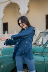 Blue Short Kurti