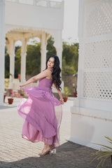 Buy Lavender Long One Piece 