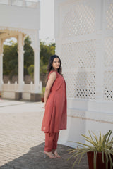 Dusty Orange Kurta set