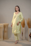 Olive Green kurta set for women online