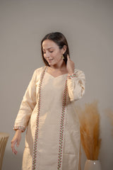 Full sleeves Straight Kurta Set online
