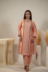 Dusty Orange Kurta Set for women online