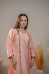 Full sleeves Straight Orange Kurta Set online