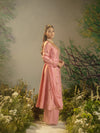 Light Pink Jacket Style Anarkali.
