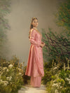 Light Pink Jacket Style Anarkali.