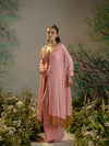 Light Pink Jacket Style Anarkali.