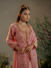 Light Pink Jacket Style Anarkali.