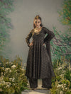 Black Flared Anarkali.