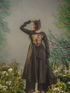 Black Flared Anarkali.