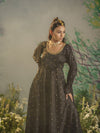 Black Flared Anarkali.