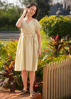 Pastel green wrap dresses for women 