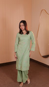 Arcadian Green Kurta Set.