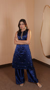ZARI NEELAM STONE KURTA AND PALAZZO