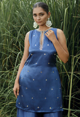 ZARI NEELAM STONE KURTA AND PALAZZO