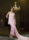 Lavender hand embroidered palazzo set
