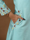 Sky Blue Garden Dress.