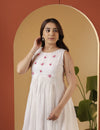 White swan kurta pant set.