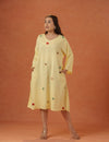 Yellow Daisy kaftan.