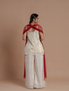 PEARL RIWAAZ IVORY SHARARA SUIT