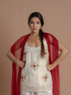 PEARL RIWAAZ IVORY SHARARA SUIT