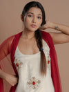 PEARL RIWAAZ IVORY SHARARA SUIT