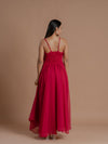 Women Maxi Dress-Raspberry, Resort & Vacation Wear