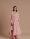 Light Pink Jacket Style Anarkali.