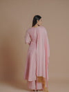 Light Pink Jacket Style Anarkali.