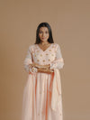 The Apricot Bloom Heritage Flared Set.