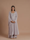 Lavender Flared Anarkali.