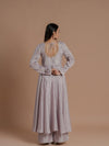 Lavender Flared Anarkali.