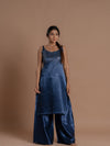 SPARKAL SAPPHIRE SEQUINS KURTA AND PALAZZO
