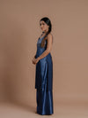 SPARKAL SAPPHIRE SEQUINS KURTA AND PALAZZO