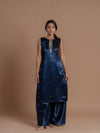 ZARI NEELAM STONE KURTA AND PALAZZO