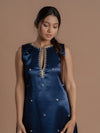 ZARI NEELAM STONE KURTA AND PALAZZO